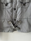 TRUSSARDI - early 2000s CROP FIT JACKET WITH CROSS STRAP DETAILS