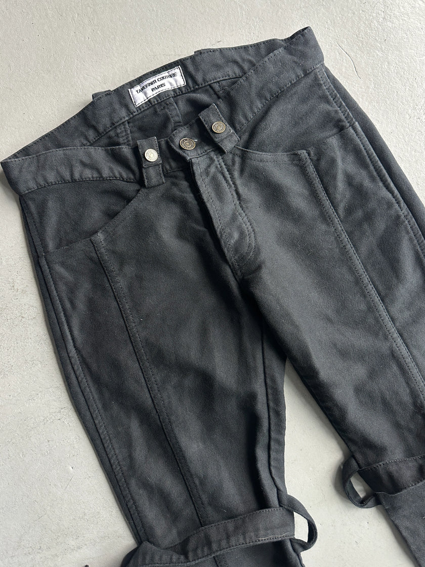JIMMY TAVERNITI - late 1990s BONDAGE LOW WAIST TROUSERS