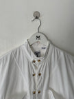 1980s SHORT SLEEVE SHIRT WITH DOUBLE BUTTON FRONT
