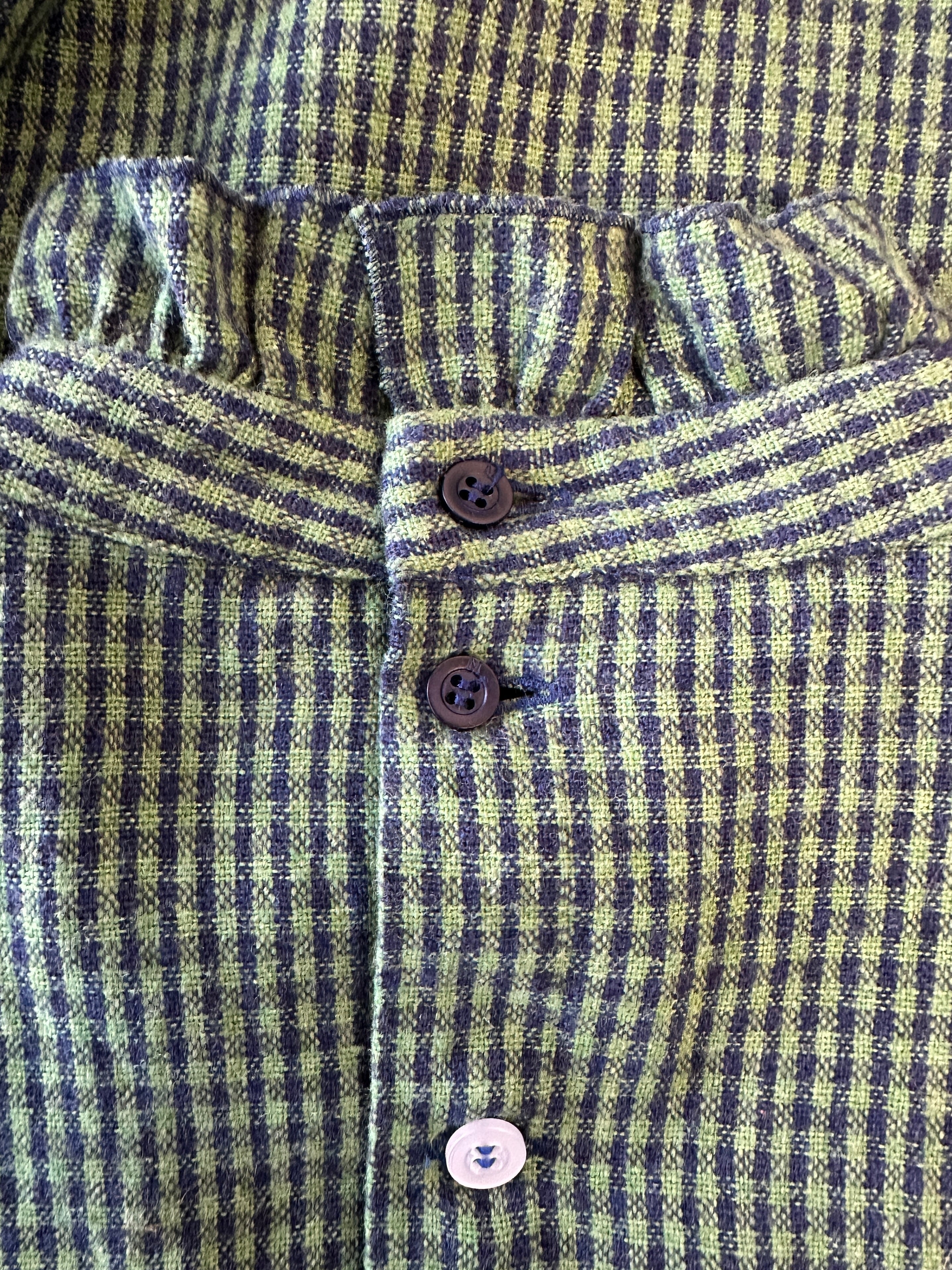 MISSONI - 1990s GINGHAM FLARED DRESS