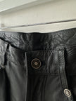 JEAN PAUL GAULTIER OBJECT - 1990s LEATHER TROUSERS