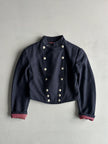 ARMANI JEANS - 1980s CROP FIT MAJORETTE WOOL JACKET