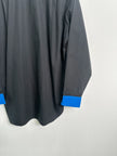 COMME DES GARÇONS - S/S 2001 LONG SLEEVE SHIRT WITH CONTRASTING FRONT PLACKET AND COLLAR