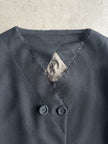 MARITHÉ + FRANÇOIS GIRBAUD - 2012 DECONSTRUCTED SLEEVE DOUBLE BREASTED COAT