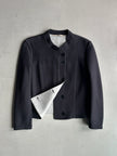 MARITHÉ + FRANÇOIS GIRBAUD - 1990s CROP FIT MANDARIN COLLAR JACKET