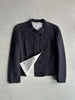 MARITHÉ + FRANÇOIS GIRBAUD - 1990s CROP FIT MANDARIN COLLAR JACKET