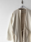 YOHJI YAMAMOTO Y'S  - F/W 2021 OPEN FRONT REVERSIBLE WOOL COAT