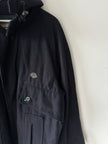 ITALIAN LABEL 1980s WOOL JACKET WITH REMOVABLE ZIPPED HOOD