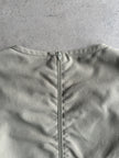 EMPORIO ARMANI - 1990s ZIPPED BACK VEST TOP