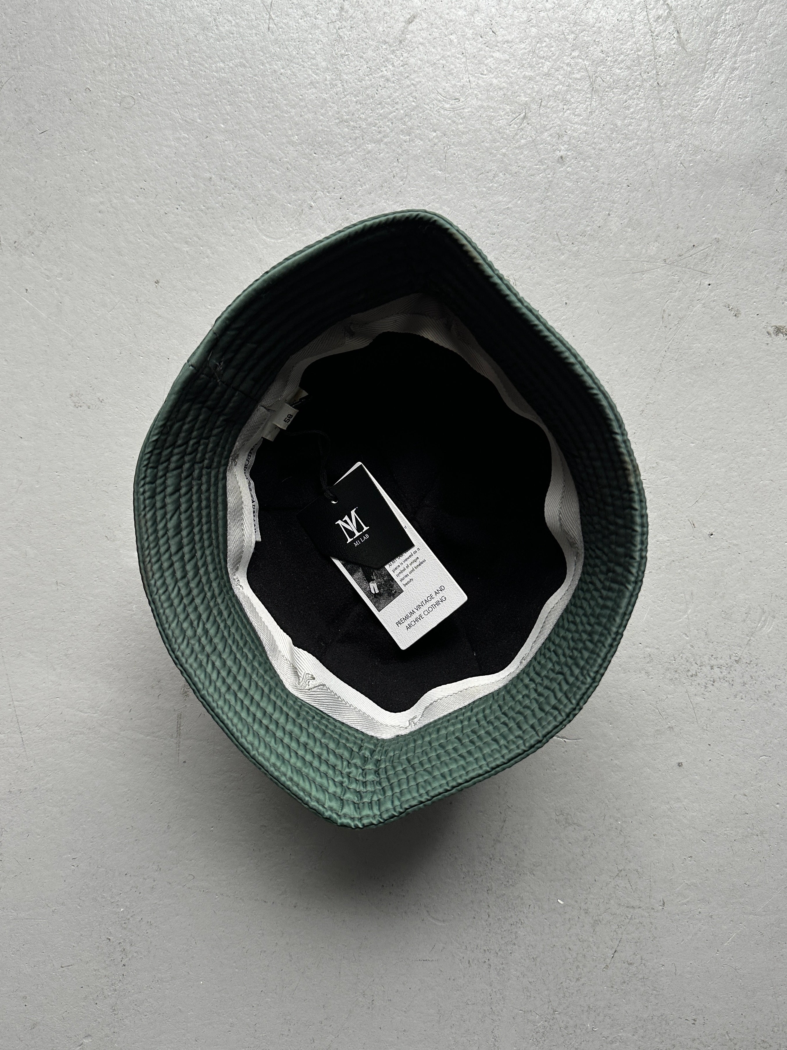 EMPORIO ARMANI - 1980s TECHNICAL BUCKET HAT