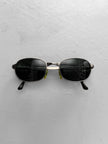 GIORGIO ARMANI -  1990s OVAL SUNGLASSES WITH METAL FRAME
