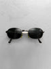 GIORGIO ARMANI -  1990s OVAL SUNGLASSES WITH METAL FRAME