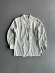 ESCADA - 1980s EMBROIDERED PLEATED BLOUSE