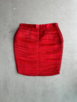 1980s PLEATS PENCIL MINI SKIRT