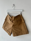 DSQUARED2 - S/S 2014 PANELED CARGO SHORTS WITH OVERSIZED BUTTON DETAILS