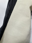 JEAN PAUL GAULTIER - 1990s PANELED LINEN BLAZER WITH CONTRASTING MESH PANELS