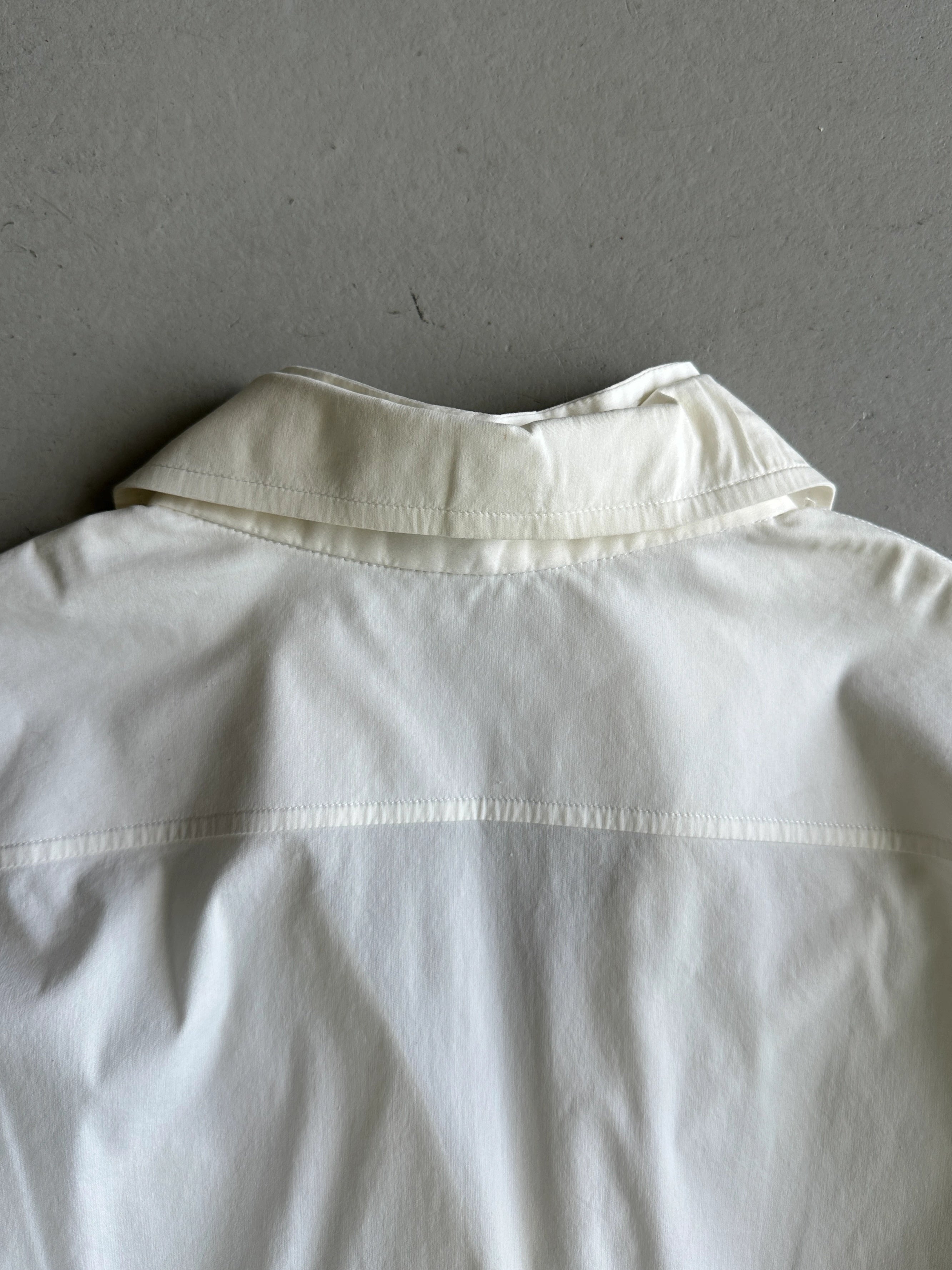 YVES SAINT LAURENT by TOM FORD - S/S 2003 FITTED SCULPTURAL BLOUSE