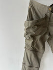 GAETANO NAVARRA - S/S 2004 2 IN 1 TROUSERS SHORTS WITH ZIP DETAILS