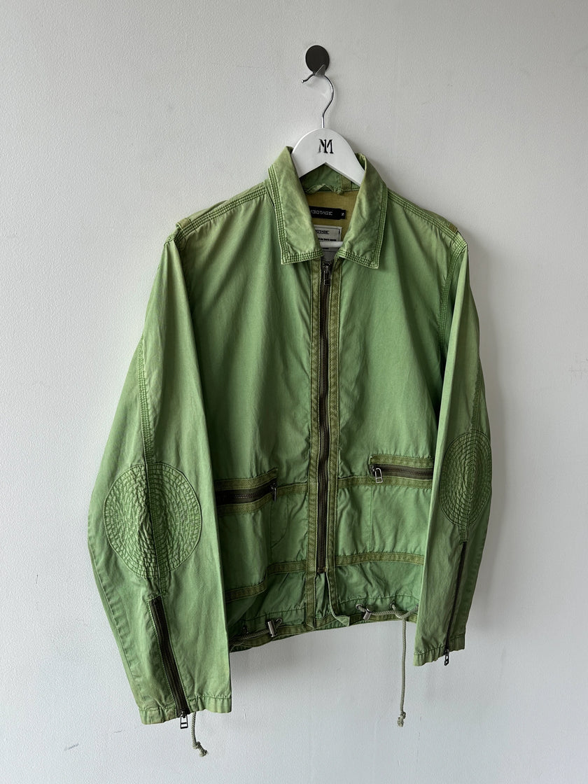 SABOTAGE - 2000s DYED TECHNICAL JACKET WITH WRAP AROUNT POCKET PANEL