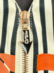 JEAN PAUL GAULTIER - 1990s STRIPED VEST ZIPPED GILET