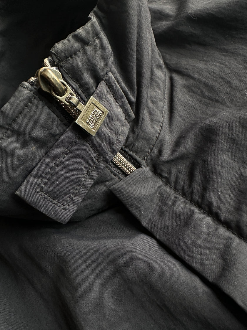 MARITHÉ + FRANÇOIS GIRBAUD - 1990s LIGHTWEIGHT ZIP UP JACKET WITH VELCRO TAB AT COLLAR