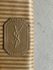 YVES SAINT LAURENT - 1980s LEATHER KEY HOLDER