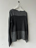 VALENTINO - 1990s PANELED TOP WITH CURVED SLEEVE