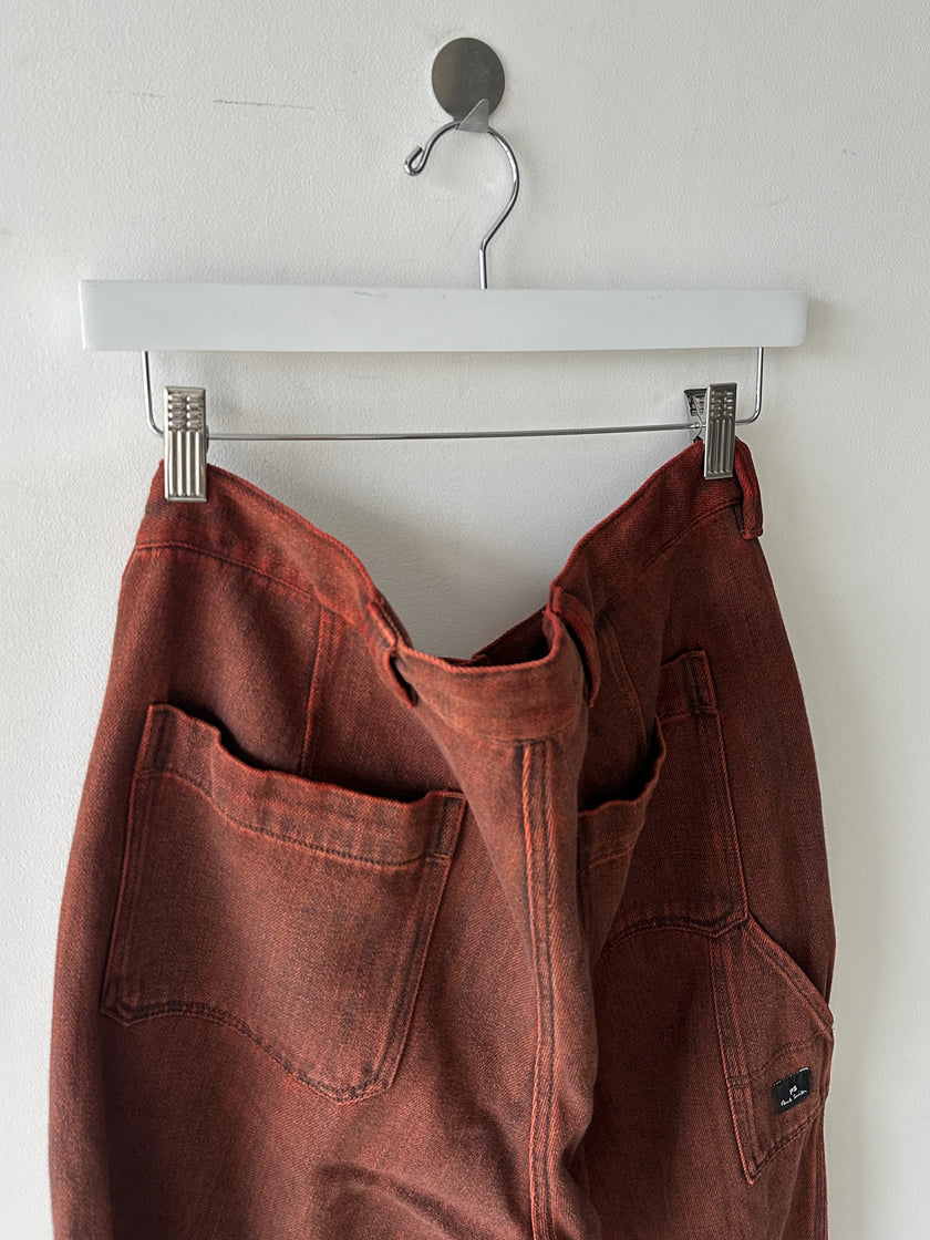 PAUL SMITH  - 2000s CARGO DISTRESSED JEANS