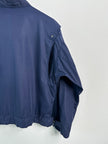 1980s BOMBER JACKET WITH CROCHET PANEL INSERTS