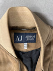 ARMANI JEANS - 1990s SUEDE BOMBER JACKET