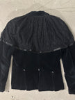 LUISA SPAGNOLI - VINTAGE BLACK VELVET JACKET WITH LACE DETAILING