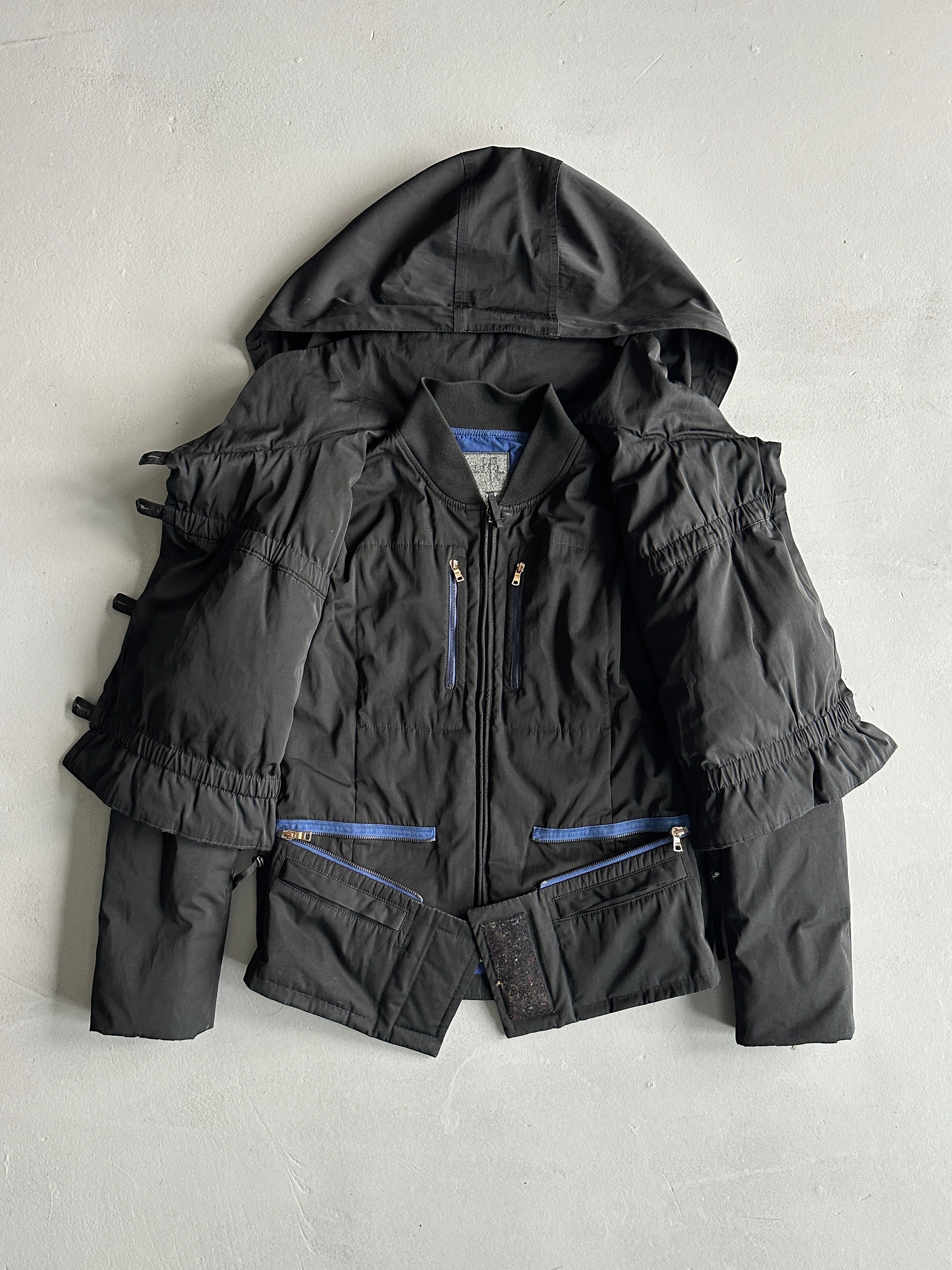 MARITHÉ + FRANÇOIS GIRBAUD - A/W 2013 HOODED PARACHUTE PUFFER JACKET