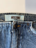 MOSCHINO JEANS - FRAYED SEAM DETAIL STRAIGHT FIT JEANS