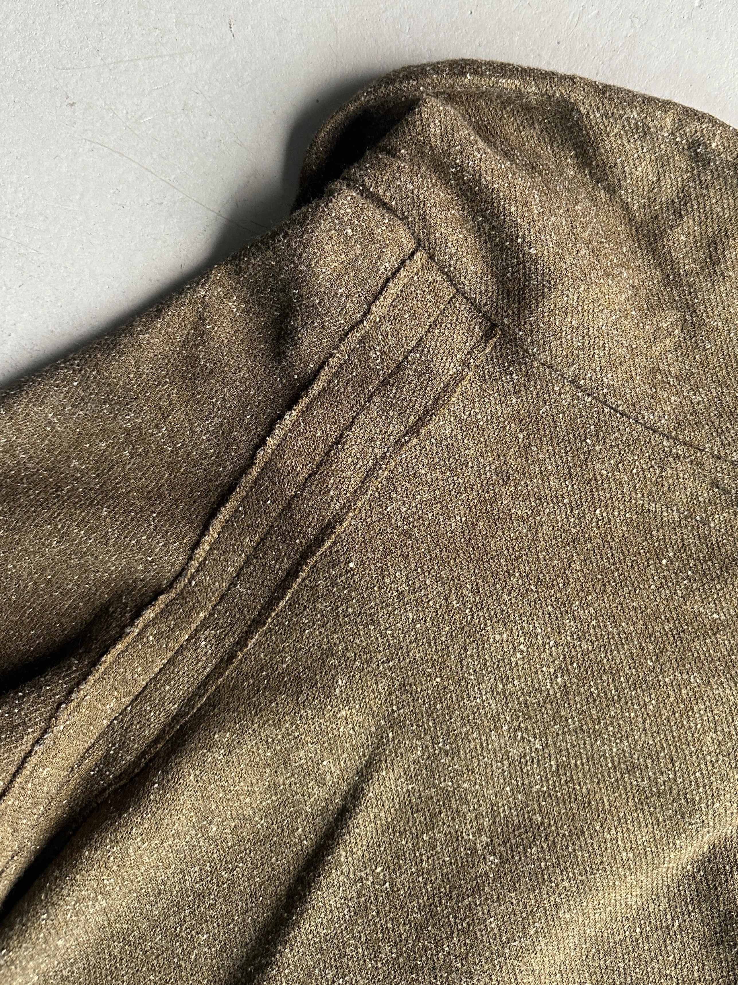 YOHJI YAMAMOTO Y's - A/W 2017 SHORT SLEEVE DRESS WITH FRONT PLEAT