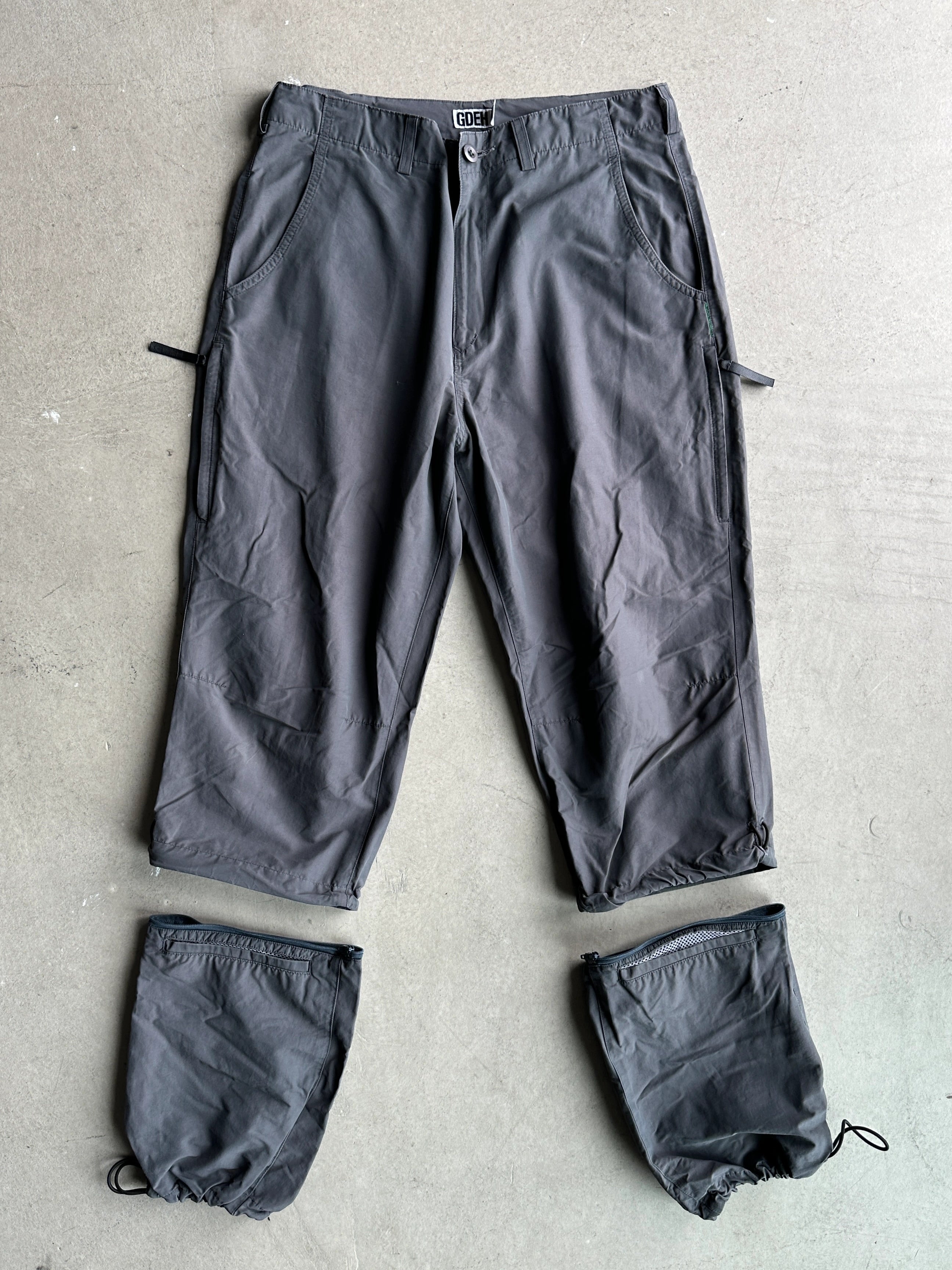 GDEH - 1990s 2 IN 1 NYLON PANTS