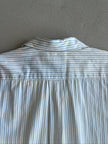 COMME DES GARÇONS - F/W 2009 OVERSIZED STRIPED SHIRT WITH ZIP CONTRASTING PANEL