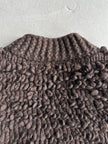 SONIA RYKIEL - 2000s OPEN FRONT CHUNKY KNIT VEST