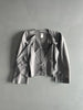 ISSEY MIYAKE - 1980s OPEN FRONT ARCHITECTURAL OPEN FRONT BLAZER
