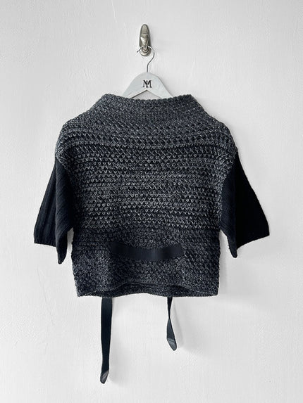 DANIELE ALESSANDRINI - early 2000s BOXY CHUNKY KNIT TOP