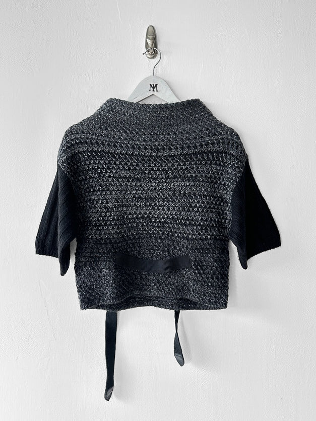 DANIELE ALESSANDRINI - early 2000s BOXY CHUNKY KNIT TOP