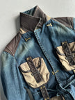 DSQUARED2 - F/W 2004 WRAP AROUND POCKET DENIM JACKET