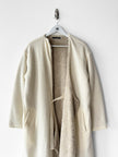 YOHJI YAMAMOTO Y'S  - F/W 2021 OPEN FRONT REVERSIBLE WOOL COAT