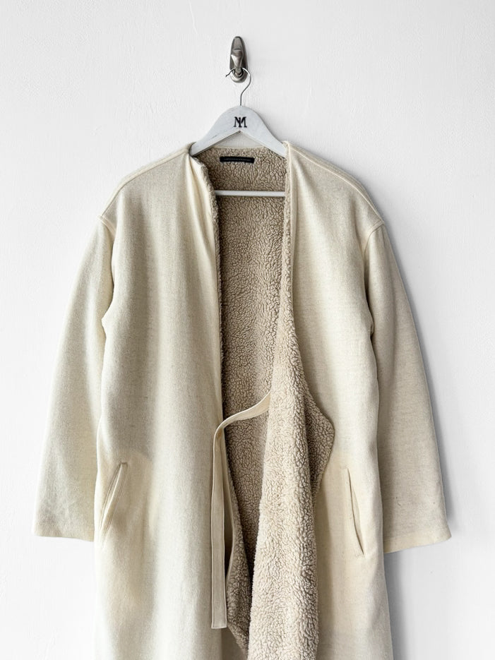 YOHJI YAMAMOTO Y'S  - F/W 2021 OPEN FRONT REVERSIBLE WOOL COAT