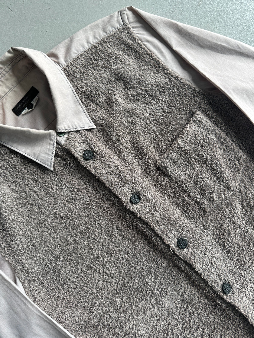 COMME DES GARÇONS HOMME PLUS - S/S 2013 TERRY CLOTH FRONT SHIRT