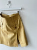DOLCE & GABBANA - S/S 2004 EMBOSSED LEATHER MINI SKIRT