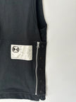 FINAL HOME - 1990s ZIPPED VEST WITH SIDE PANEL DETAILS