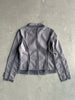 HIROKO KOSHINO BIS - 2000s TEXTURED PART CYBER MESH JACKET