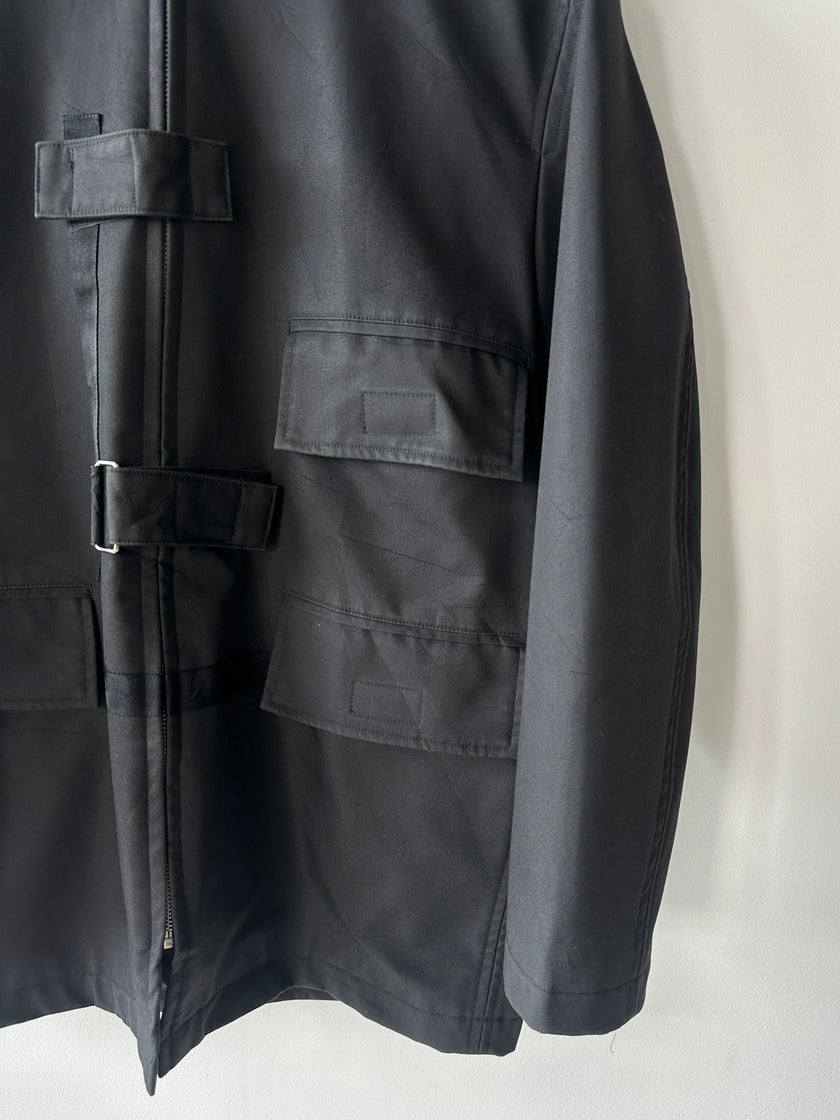 JAPANESE LABEL - early 2000s TECHNICAL JACKET WITH VELCRO STRAP DETAILS
