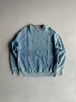 DIESEL - 2000s DENIM LOOK CREWNECK SWEATER