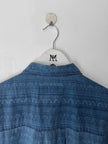 ARMANI JEANS - early 1990s JACQUARD PRINT SHORT SLEEVE SHIRT